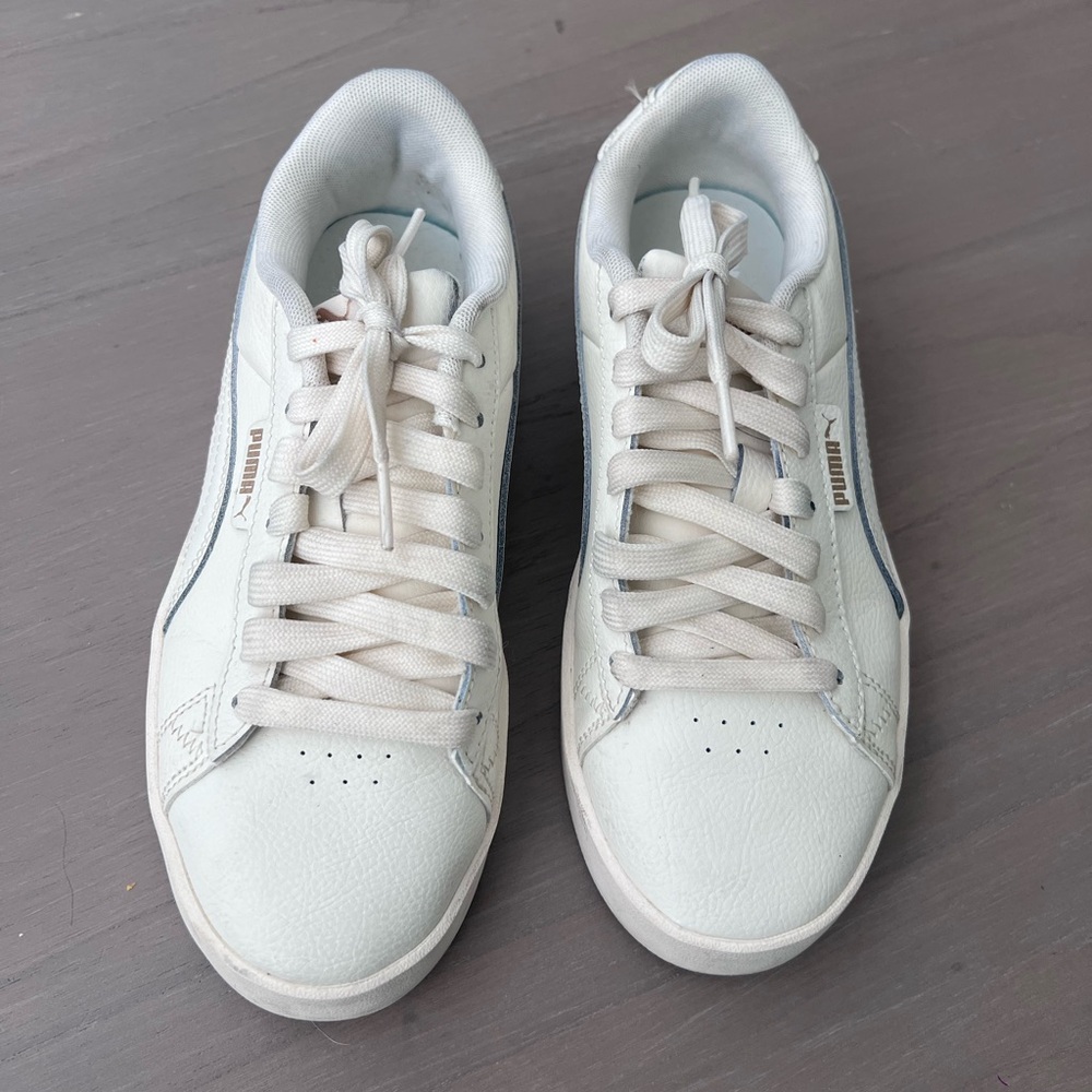 Puma Classic White Leather Sneakers